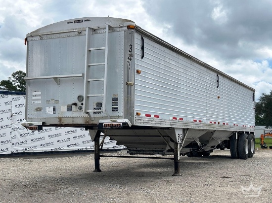 2010 Timpte 42ft. T/A Bottom Dump Hopper Aluminum Trailer