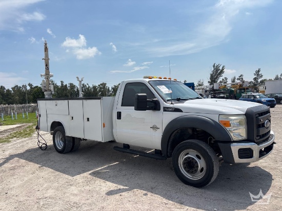 2015 Ford F-450 Liftmoore 206 2,000lb. Crane Service Truck