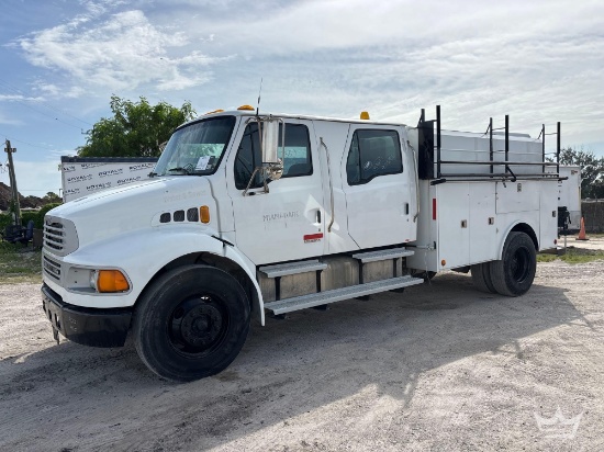 2007 Sterling Acterra Crew Cab Reading Enclosed Service Truck