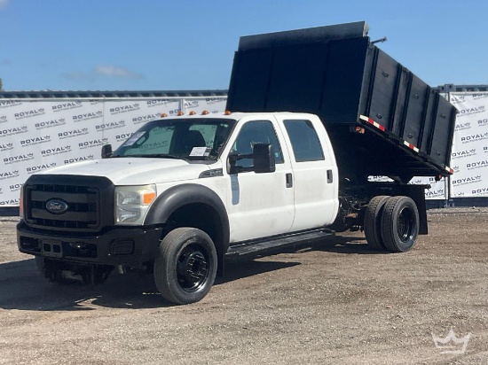 2015 Ford F-450 S/A Crew Cab Landscape Dump Truck