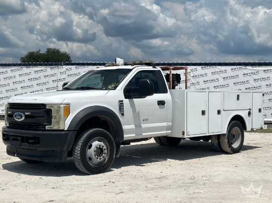 2017 Ford F-550 4x4 Service Truck
