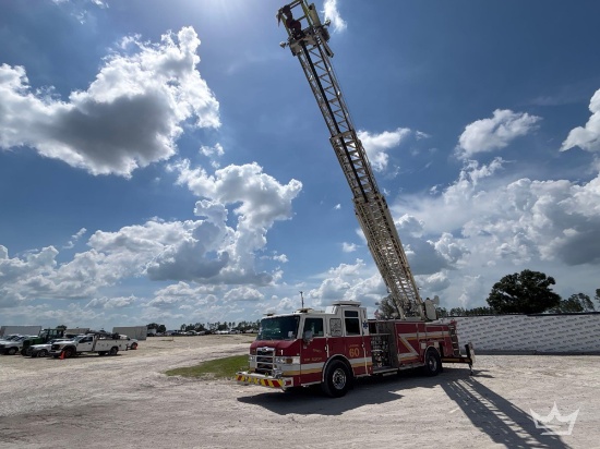 2007 Pierce Velocity 75ft. Quint Ladder Aerial Fire Truck