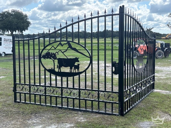 2026 Greatbear 20ft Bi-Parting Iron Gate Cow Style