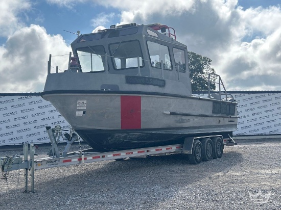 1991 Sea Ark 29ft. Fire Rescue Boat