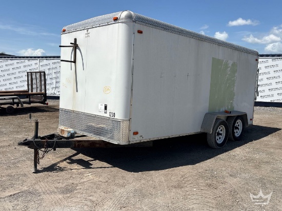 2015 16ft. Enclosed Cargo T/A Trailer
