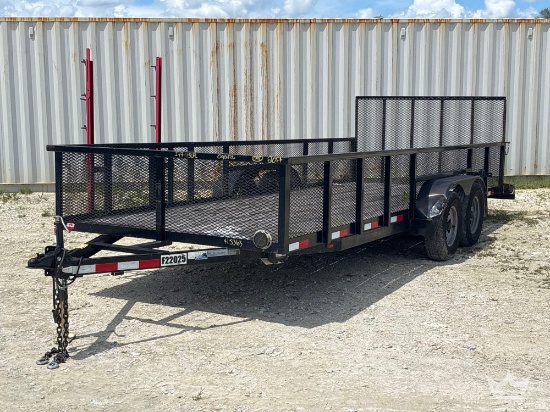 2022 Texas Trailers 20ft T/A Utility Trailer.