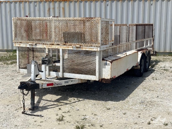 2017 Texas Trailers 20ft T/A Utility Trailer