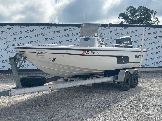 1999 22ft Sheeter ZX2200 Bay Boat w/ 20ft T/A Trailer