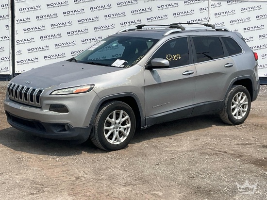 2015 Jeep Cherokee Multipurpose Vehicle (MPV), VIN # 1C4PJLCB4FW542007