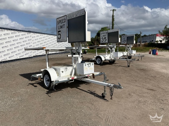2020 Wanco WLTS-S Solar Towable Speed Limit Trailer