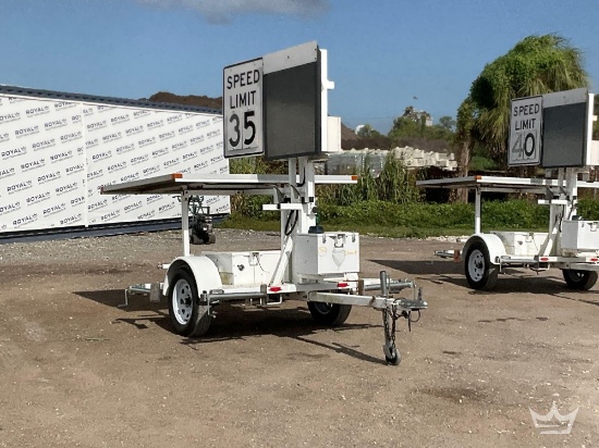 2021 Wanco WLTS-S Solar Towable Speed Limit Trailer