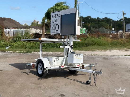 2020 Wanco WLTS-S Solar Towable Speed Limit Trailer