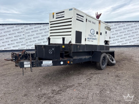 2006 Atlas Copco QAS108JD 125kVA Towable Diesel Generator