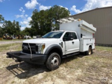 2019 Ford F-550 Ext. Cab Enclosed Service Truck with Liftgate