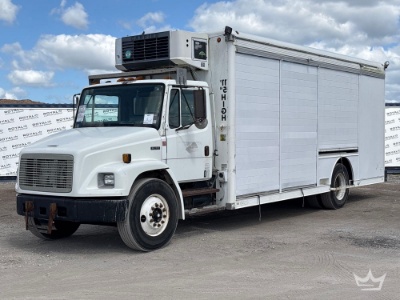 2001 Freightliner FL70 Reefer Beverage Delivery Box Truck