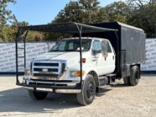 2008 Ford F-750 Crew Cab Forestry Chipper Truck