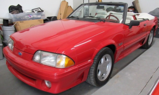 1992 Ford Mustang 5.0 GT Convertible – 49,600 Miles