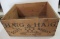 Haig & Haig Whiskey shipping crate. Measures 8.5