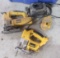 (2) Dewalt jigsaws including power and cordless.