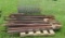 Trusty Rusty T Posts including mixed sizes of 5'-7' and cow/field fence. Me