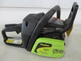 Poulan model P3816 38CC gas chainsaw. Note: No bar. Pulls free.