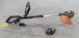 Worx cordless weed whip with (2) batteries and charger. Note: Untested.