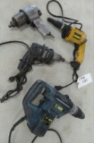 Power and air tools including Dewalt drywall screwdriver, Stark rotary hamm