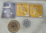 Various cut wheels including Dewalt 7