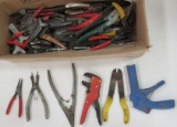 Riveters, wiring tools pliers, etc.