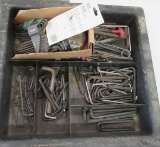 Assortment of Allen wrenches.
