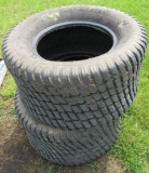 Pair of Carlisle Turf Master Size 24X12.00-12 NHS Zero Turn tires.
