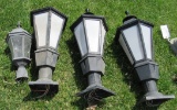 (4) Outdoor light fixtures.