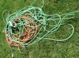 Various extension cords.