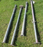 (4) Stanchions.