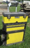 Stanley rolling toolbox.