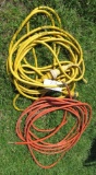 Power cord and air hose.