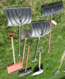 (7) Various shovels.