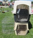(3) Animal cages.
