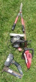 Circular saw, yard tools, air stapler, etc.
