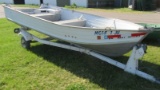 14Ft Aluminum Boating Industry with Trailer.