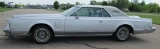 1979 Lincoln Continental Mark V, two door car with 41,965 miles. Runs and d