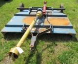 King Kutter 6ft rotary mower. Works & operates. Please view all photos and preview before bid