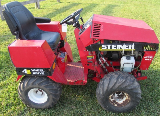 Steiner 430 Max 4WD Gas Garden Tractor.