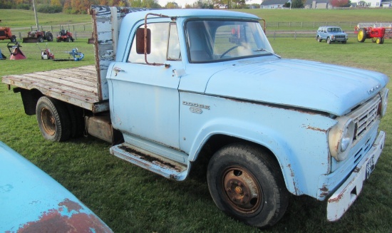 1965 Dodge D300 Stake Bed Truck with 256 Diesel, 4 Speed.