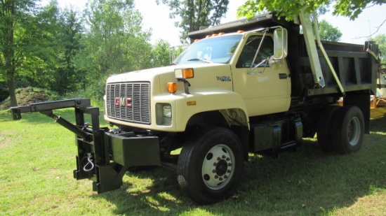 1996 GMC Top Kick Diesel 5yd Dump Truck