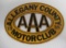 New York State Allegay County 1935 Motor Club Aaa License Plate Badge.