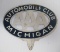 Aaa Michigan Automobile Club Plate Badge. Measures 3.5