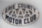 Aaa Erie County Motor Club Enamel License Plate Badge.