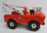 Mighty Tonka Orange Aaa Metal Wrecker Truck. Measures 16