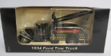 Crown Premiums 1934 Ford Tow Truck 1/43 Scale Die Cast In Box.